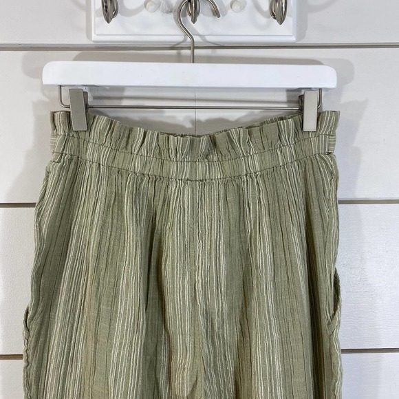 NWT Free People Semi Sweet Sage Striped Pant - Picture 6 of 11
